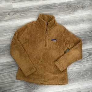 Patagonia quarter zip fuzzy pullover